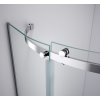 Polysan, THRON ROUND štvrťkruhová sprchová zástena 900x900mm, číre sklo, ľavá, TL2690-5005