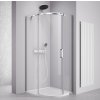 Polysan, THRON ROUND štvrťkruhová sprchová zástena 900x900mm, číre sklo, ľavá, TL2690-5005