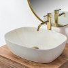 REA Freja umývadlo, 50 x 39 cm, imitácia kameňa-Ivory, REA-U9154