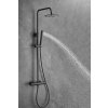 Gamma Roy, sprchová súprava s termostatickou batériou, čierna matná, GMA-BRYPZNT-BK