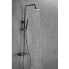 Gamma Roy, sprchová súprava s termostatickou batériou, čierna matná, GMA-BRYPZNT-BK