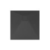 Gamma Oldaf, SMC štvorcová sprchová vanička 80 x 80 cm, čierna matná, GMA-OL-8080BK
