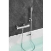 Gamma, nástenná sprchová termostatická batéria s ručnou sprchovou súpravou, chrómová, GMA-BRYPNT-CH