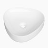 Gamma Vaso, asymetrické umývadlo 40x40 cm, biela lesklá, GMA-UC-VASO