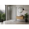 Rea Atlas, sprchovací kút 120 (dvere) x 80 (stena), pravá strana, 6mm číre sklo, chrómový profil, KPL-K4368