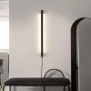 Toolight, LED nástenné svietidlo 80cm, 12W, 3000K, LHJ063-W, čierna matná, OSW-60032