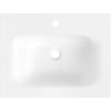 Mexen Vela, umývadlo na zapustenie 61 x 46,5 cm, biela lesklá, 25236000