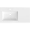 Mexen Otis, umývadlo na zapustenie 91 x 46,5 cm, ľavé, biela lesklá, 25189000L