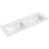 Mexen Otis, dvojumývadlo na zapustenie 141 x 46,5 cm, biela lesklá, 25181400D