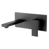 Invena Paros, podomietková umývadlová batéria, čierna matná, INV-BP-09-U04-L