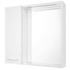 Aqualine, ZOJA/KERAMIA FRESH STRIP galérka s LED osvetlením, 60x60x14cm, ľavá, biela, 45021S