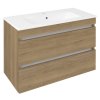 Sapho, EZARA umývadlová skrinka 78x54x39cm, dub cuneo, EZ792-2525