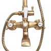 Rea Bergamo, sprchový set v retro štýle, antická bronz, REA-P5002