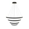 Toolight, LED stropné svietidlo 20/40/60/80 cm, 82W, 3000K, LHJ014-CP4, čierna, OSW-50005