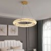 Toolight, LED stropné svietidlo 60cm, 45W, 4000K, APP1768-CP, zlatá, OSW-04344