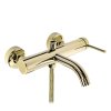 Rea Spot, vaňová batéria s ručnou sprchovou súpravou, zlatá lesklá, REA-B2081