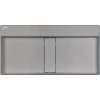Deante Blur, granitové umývadlo na dosku 800x400x120 mm, šedá metalíza, DEA-CQB_SU8S