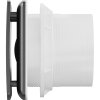 Mexen AXS, kúpeľňový ventilátor so spätnou klapkou, priemer 120 mm, čierna matná, W9601-125-70