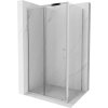 Mexen APIA, sprchový kút s posuvnými dverami 120 (dvere) x 80 (stena) cm, 5mm číre sklo, chrómový profil, 840-120-080-01-00