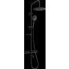 Mexen sprchový set KX67 s termostatickou batériou, čierna, 779006791-70