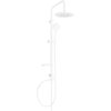 Mexen - X40 sprchový set s hornou hlavicou  22 cm, biela, 798404091-20