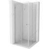 Mexen Lima Duo sprchovací kút so skladacími dverami 90 (dvere) x 90 (dvere) cm, 6mm číre sklo, chrómový profil, 856-090-090-02-00