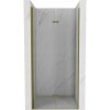 Mexen Lima, skladacie sprchové dvere do otvoru 70 x 190 cm, 6mm číre sklo, zlatý profil, 856-070-000-50-00