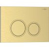 Mexen Tex 01, tlačidlo na splachovanie, brúsené zlato, 6101-11