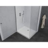 Mexen Pretoria sprchovací kút 90 x 70 cm, priehľadný, chróm + plochá sprchová vanička-852-090-070-01-00-4010