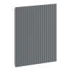 Mexen, Rýhované čelo pre korpus kúpeľňovej skrinky 40 x 43,5 cm, grafitová matná, 91A21-0400-470-1-66