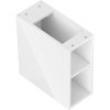 Mexen Box-A, otvorená skrinka s policou 20 cm, lesklá biela, 91AX2-0200-470-0-00