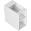 Mexen Box-A, otvorená skrinka s policou 25 cm, biela matná, 91AX2-0250-470-0-01