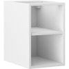 Mexen Box-A, otvorená skrinka s policou 30 cm, biela matná, 91AX2-0300-470-0-01