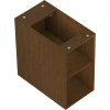 Mexen Box-A, otvorená skrinka s policou 25 cm, orech, 91AX2-0250-470-0-86