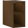 Mexen Box-A, otvorená skrinka s policou 25 cm, orech, 91AX2-0250-470-0-86