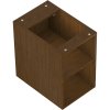 Mexen Box-A, otvorená skrinka s policou 30 cm, orech, 91AX2-0300-470-0-86