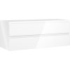 Mexen Orio, kúpeľňová skrinka 120 cm, 2 zásuvky, biela lesklá, 91A10-12047-2-BFF00
