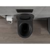 Mexen Rico závesné wc Rimless s toaletným Slim sedátkom z duroplastu, čierna matná - 30721085