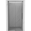 Mexen Rox, posuvné sprchové dvere 135 cm, 8mm číre sklo, brúsený grafit profil, 8C2-135-000-66-00