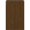 Mexen Rivel, kúpeľňová skrinka 30 cm, 1 dvierka, drážkovaná, orech, 91A21-03047-1-BF86