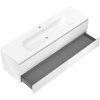 Mexen Orio, kúpeľňová skrinka 160 cm s umývadlom Vela, 2 zásuvky, biela lesklá, 91A10-16047-2-BFF00-W23M00