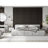 Mexen Lam-B, akustické stenové lamely 275 × 30 cm, HDF doska 4 mm, technická dyha, orech striebristý, S100-275307-3015-009
