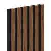Mexen Lam-B, akustické stenové lamely 275 × 30 cm, HDF doska 4 mm, technická dyha, mahagón rubínový, S100-275307-3015-013