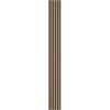 Mexen Lam-B, akustické stenové lamely 275 × 30 cm, HDF doska 4 mm, technická dyha, orech ľanový, S100-275307-3015-015