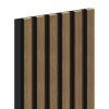 Mexen Lam-B, akustické stenové lamely 275 × 30 cm, HDF doska 4 mm, technická dyha, orech prírodný, S100-275307-3015-016