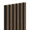 Mexen Lam-B, akustické stenové lamely 275 × 30 cm, HDF doska 4 mm, technická dyha, orech kakaový, S100-275307-3015-018