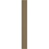 Mexen Lam-F, akustické stenové lamely 275 × 30 cm, plstený podklad 8 mm, technická dyha, dub zlatistý, S105-275307-3015-003