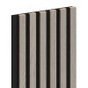 Mexen Lam-F, akustické stenové lamely 275 × 30 cm, plstený podklad 8 mm, technická dyha, dub popolavý, S105-275307-3015-005