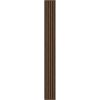 Mexen Lam-F, akustické stenové lamely 275 × 30 cm, plstený podklad 8 mm, technická dyha, mahagón rubínový, S105-275307-3015-013