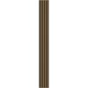 Mexen Lam-F, akustické stenové lamely 275 × 30 cm, plstený podklad 8 mm, technická dyha, teak zlatistý, S105-275307-3015-014